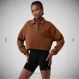 ALO Yoga Polo Henley Pullover